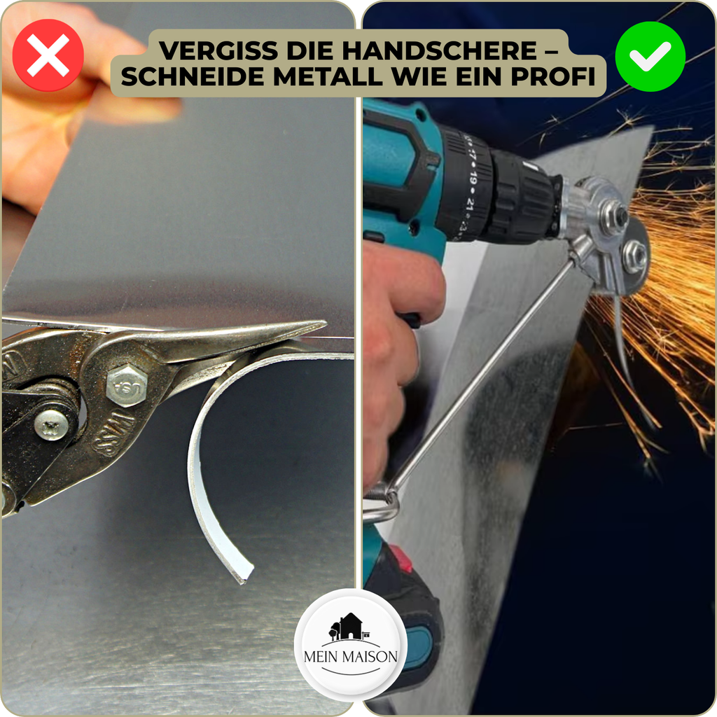 MetalCutPro™ – Taglio rapido e pulito di lamiere reso facile