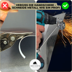 MetalCutPro™ – Taglio rapido e pulito di lamiere reso facile
