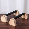PARELLA BARS – Barre di spinta parallele in legno per un allenamento di forza stabile a casa