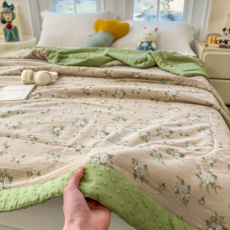 BLOOMCOOL – Piumone Estivo Leggero a Fiori per un Comfort di Sonno Traspirante