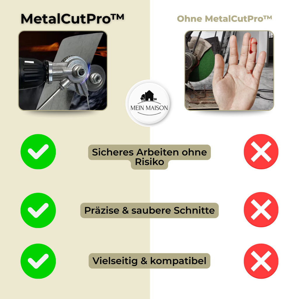 MetalCutPro™ – Taglio rapido e pulito di lamiere reso facile