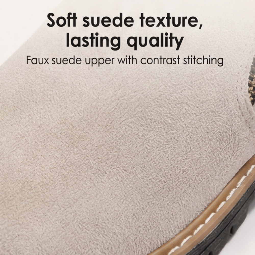Stepara - Stivali Chelsea in suede con cerniera laterale