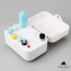 SwiftSewing – Cucitura continua con avvolgitore di bobine portatile e veloce