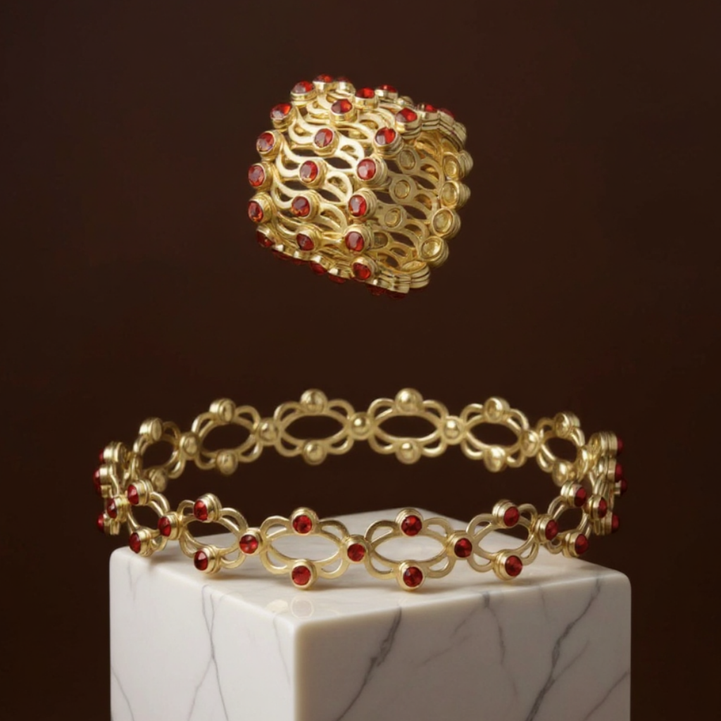 Reveria – Anello pieghevole in zirconia trasformabile in bracciale