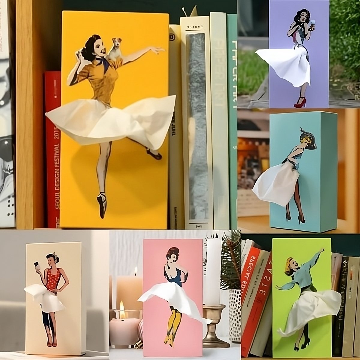 Scatola di Fazzoletti Flying Skirt