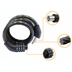 BIKEGUARD - Lucchetto di Sicurezza in Acciaio con Codice a 4 Cifre