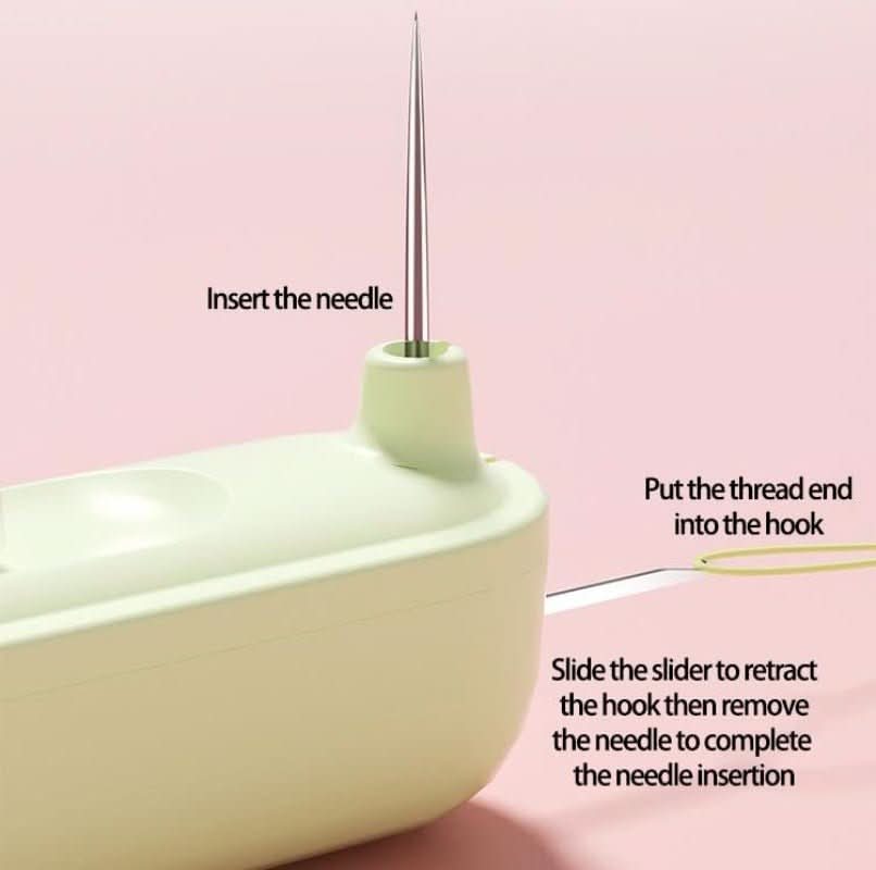 Strumento da cucito 2-in-1 – Pratico infilatore per aghi e scucitore (x2)