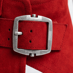 Elsera – Wedge con punta aperta e dettaglio fibbia