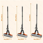 CLEANFLOW - Mop a strizzatore con spugna ad alta assorbenza per bagno e pavimenti