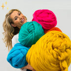 Coperta Chunky | Extra Grande e Calda | Accessorio per la Casa | Design Fatto a Mano