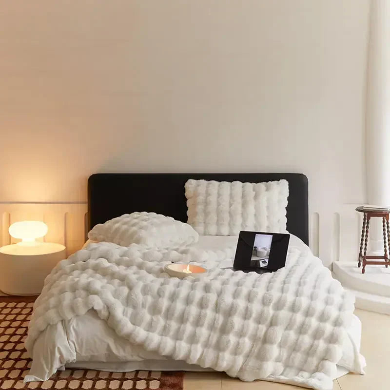 Coperta Flauschdecke SnuggleSoft | Reversibile | Calore tutto l'anno | Fleece