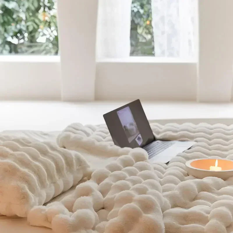 Coperta Flauschdecke SnuggleSoft | Reversibile | Calore tutto l'anno | Fleece