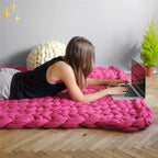 Coperta Chunky | Extra Grande e Calda | Accessorio per la Casa | Design Fatto a Mano