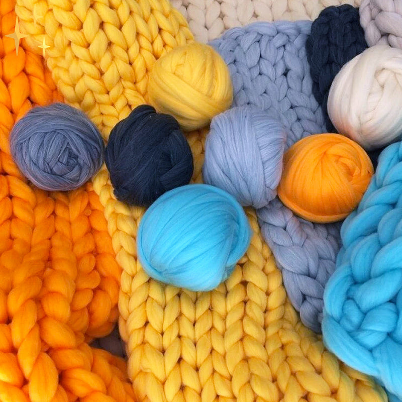 Coperta Chunky | Extra Grande e Calda | Accessorio per la Casa | Design Fatto a Mano