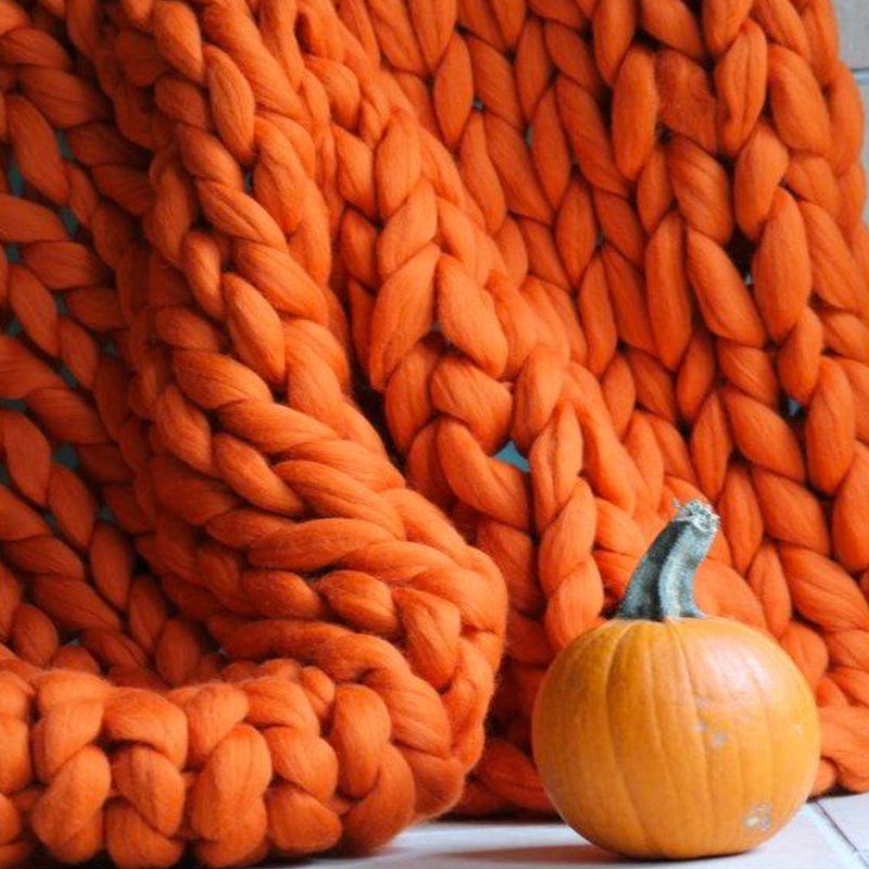 Coperta Chunky | Extra Grande e Calda | Accessorio per la Casa | Design Fatto a Mano