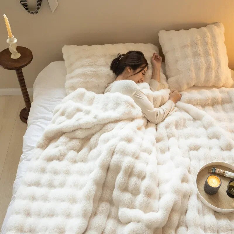 Coperta Flauschdecke SnuggleSoft | Reversibile | Calore tutto l'anno | Fleece
