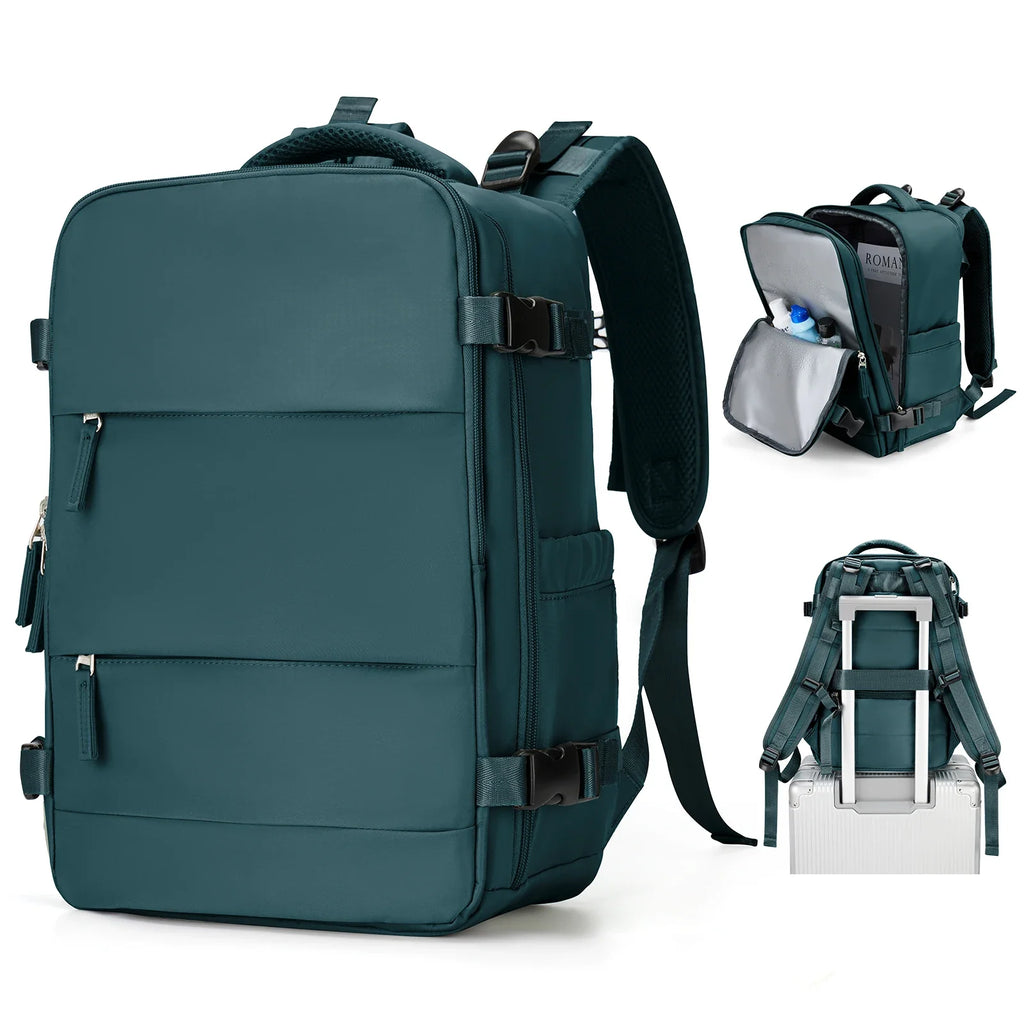 Zaino da Viaggio Travomate | Impermeabile e Versatile | Scomparto per Laptop da 15,6" | Grande Capacità con Separazione Umido-Asciutto