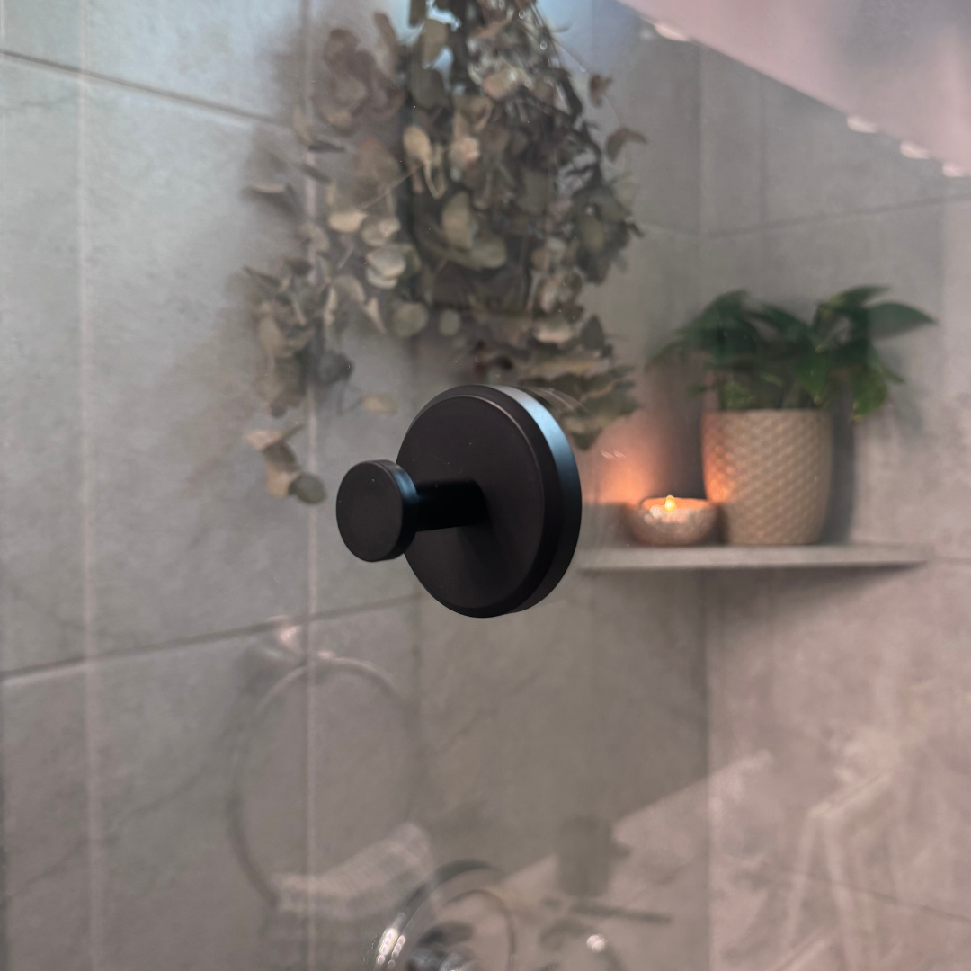 Overa - 2 Ganci a Ventosa Twist-Lock per Bagno e Cucina