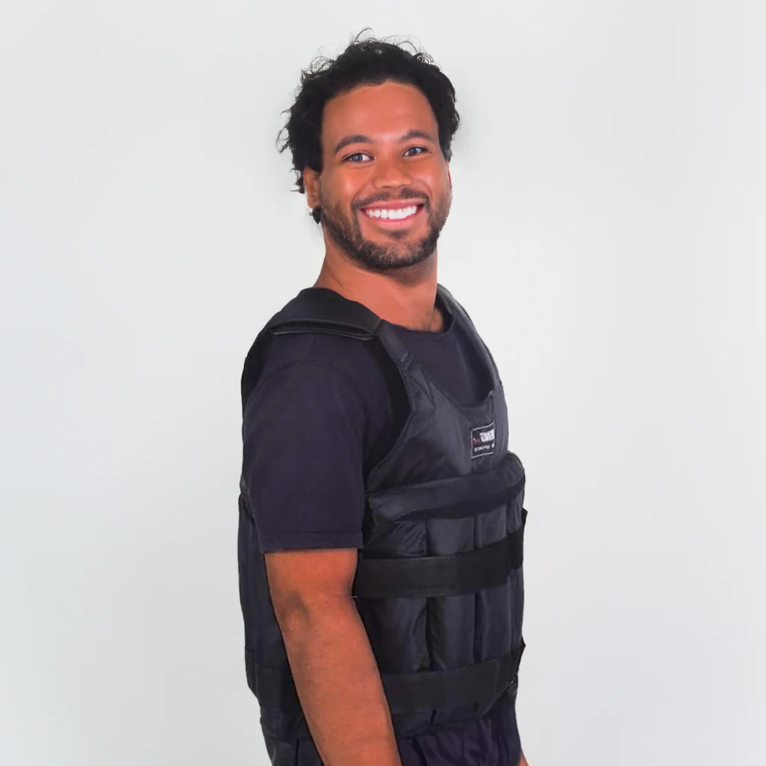POWERWEAR – Gilet Pesi Regolabile da 110 lb per un Allenamento Potenziato