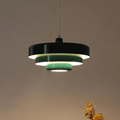 GLOWDEN - Lampada a sospensione minimalista nordica in stile macaron con finitura in metallo opaco, progettata per un'illuminazione ambientale morbida e accogliente negli interni moderni