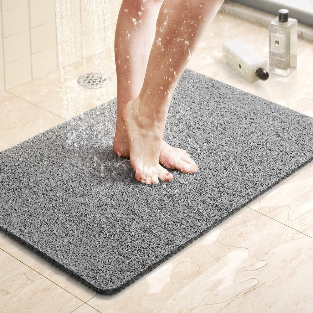 AQUALUXE - Tappetino da Doccia Antiscivolo - Igienico, Confortevole e Facile da Pulire