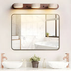 STONELINE - Lampada da parete LED per interni progettata con travertino naturale e legno per un'illuminazione architettonica calda