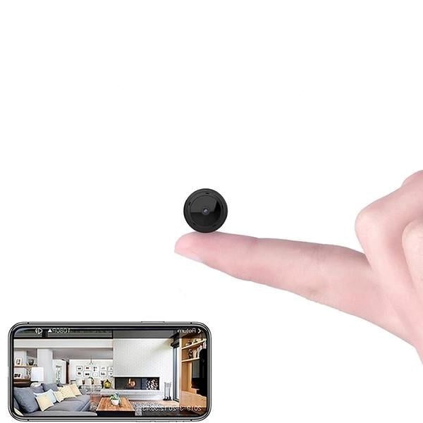 Mini Telecamera WiFi 1080P HD con Visione Notturna per Sicurezza Domestica e Monitoraggio Bambini