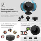 Mini Telecamera WiFi 1080P HD con Visione Notturna per Sicurezza Domestica e Monitoraggio Bambini