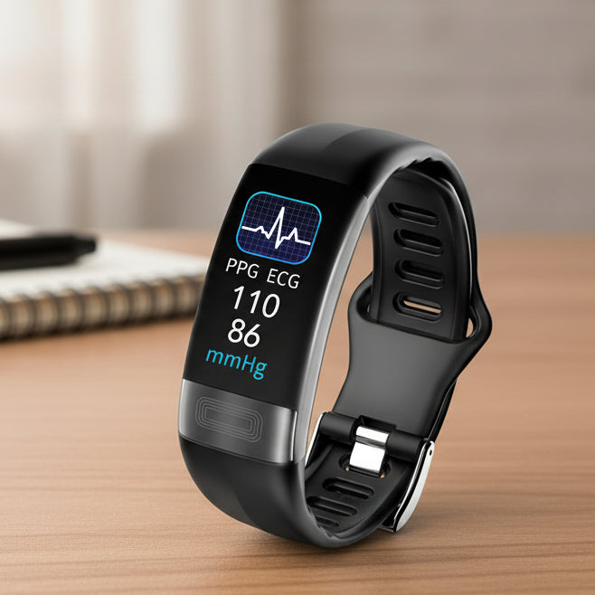 CARELINK - Orologio smart per il monitoraggio della salute con ECG, tracciamento della pressione sanguigna e analisi del sonno per il benessere quotidiano
