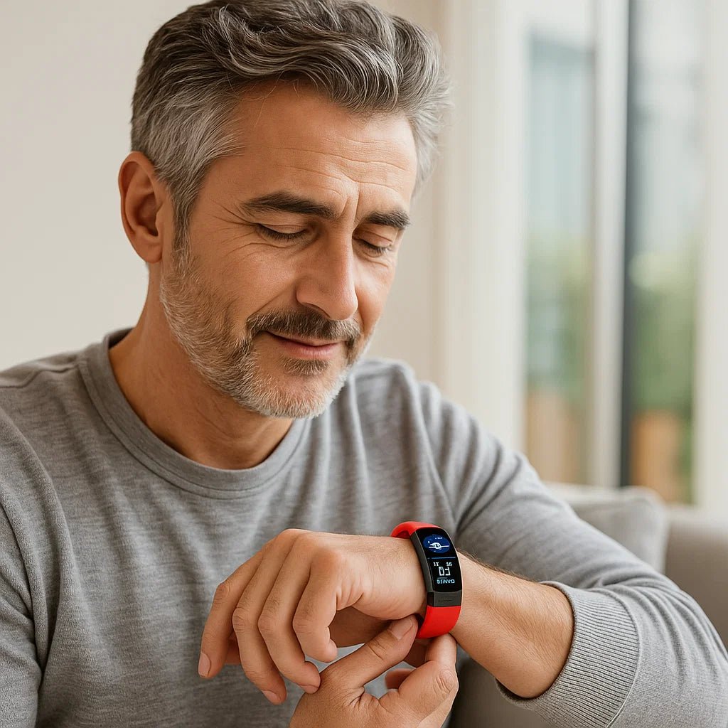 CARELINK - Orologio smart per il monitoraggio della salute con ECG, tracciamento della pressione sanguigna e analisi del sonno per il benessere quotidiano