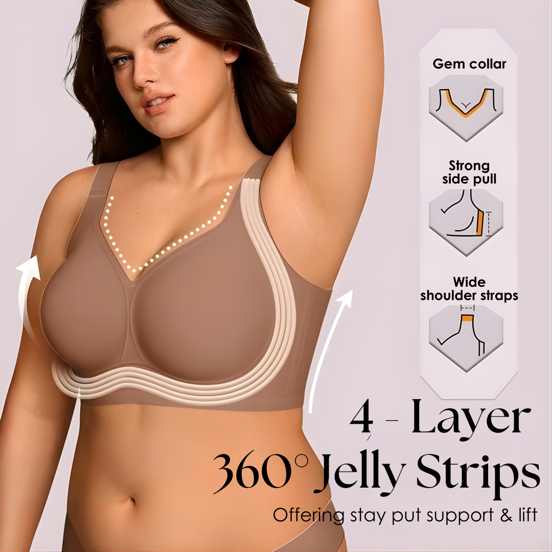 Softella – Reggiseno senza fili a 4 strati in gel