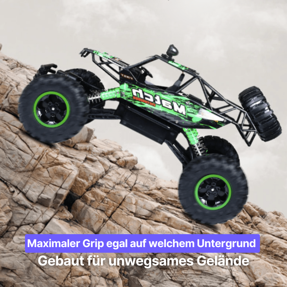 RAGEWHEELS - camion mostruoso radiocomandato 4x4 progettato per azioni fuoristrada ad alta velocità e durata a prova di urto