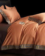 Set di Biancheria da Letto in Cotone Satinato di Lusso – 4 Pezzi