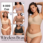 Softella – Reggiseno senza fili a 4 strati in gel