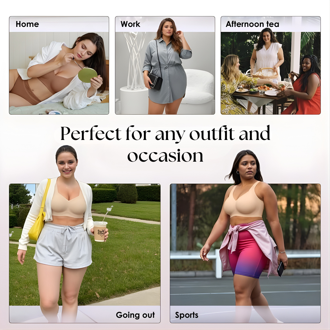 Softella – Reggiseno senza fili a 4 strati in gel