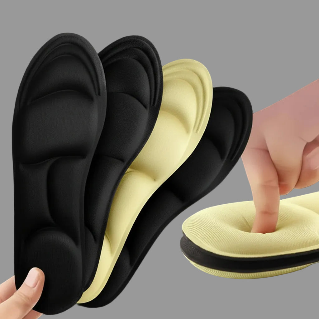 FOOTNOVA - Soletta in schiuma memory traspirante progettata con supporto per l'arco per un comfort migliorato e un sollievo quotidiano per i piedi