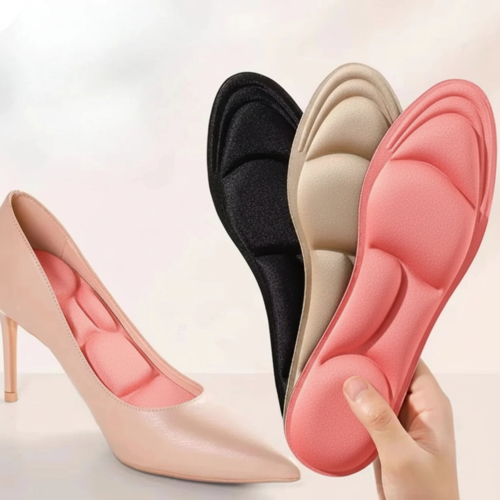 FOOTNOVA - Soletta in schiuma memory traspirante progettata con supporto per l'arco per un comfort migliorato e un sollievo quotidiano per i piedi