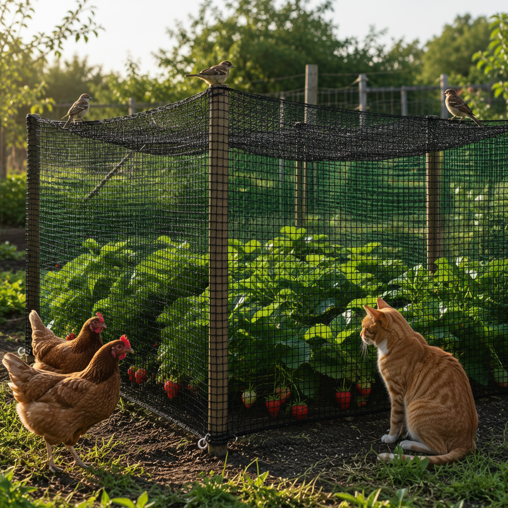 FARMGUARD – Rete di Protezione per Frutteti, Uccelli e Cervi
