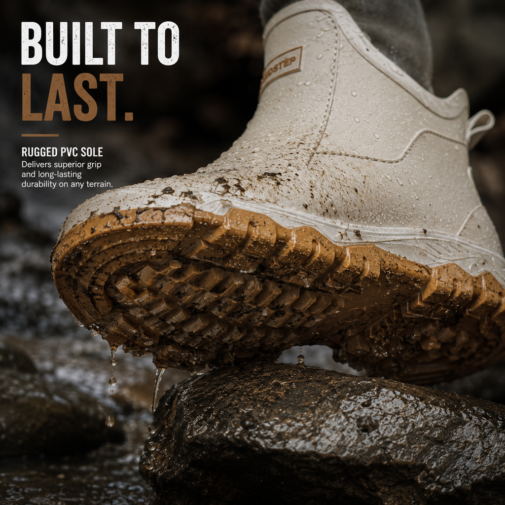 MUDSTEP – Protezione Duratura per Terreni Bagnati e Comfort Antiscivolo