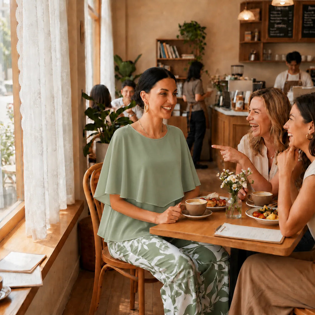 Elara – Set Due Pezzi Fluttuante per Donne