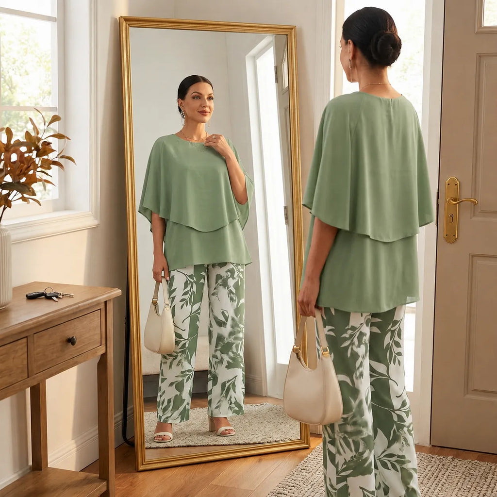 Elara – Set Due Pezzi Fluttuante per Donne
