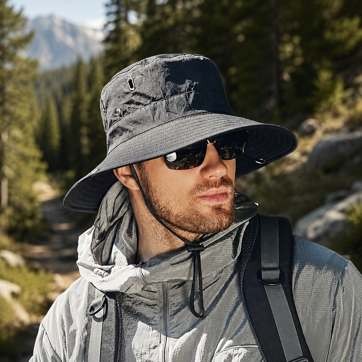 SOLGUARD – Cappello da Sole a Larga Visiera con Protezione UV