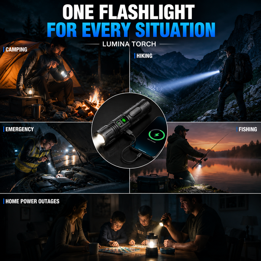 LUMINA TORCH – Torcia tattica ad alta luminosità