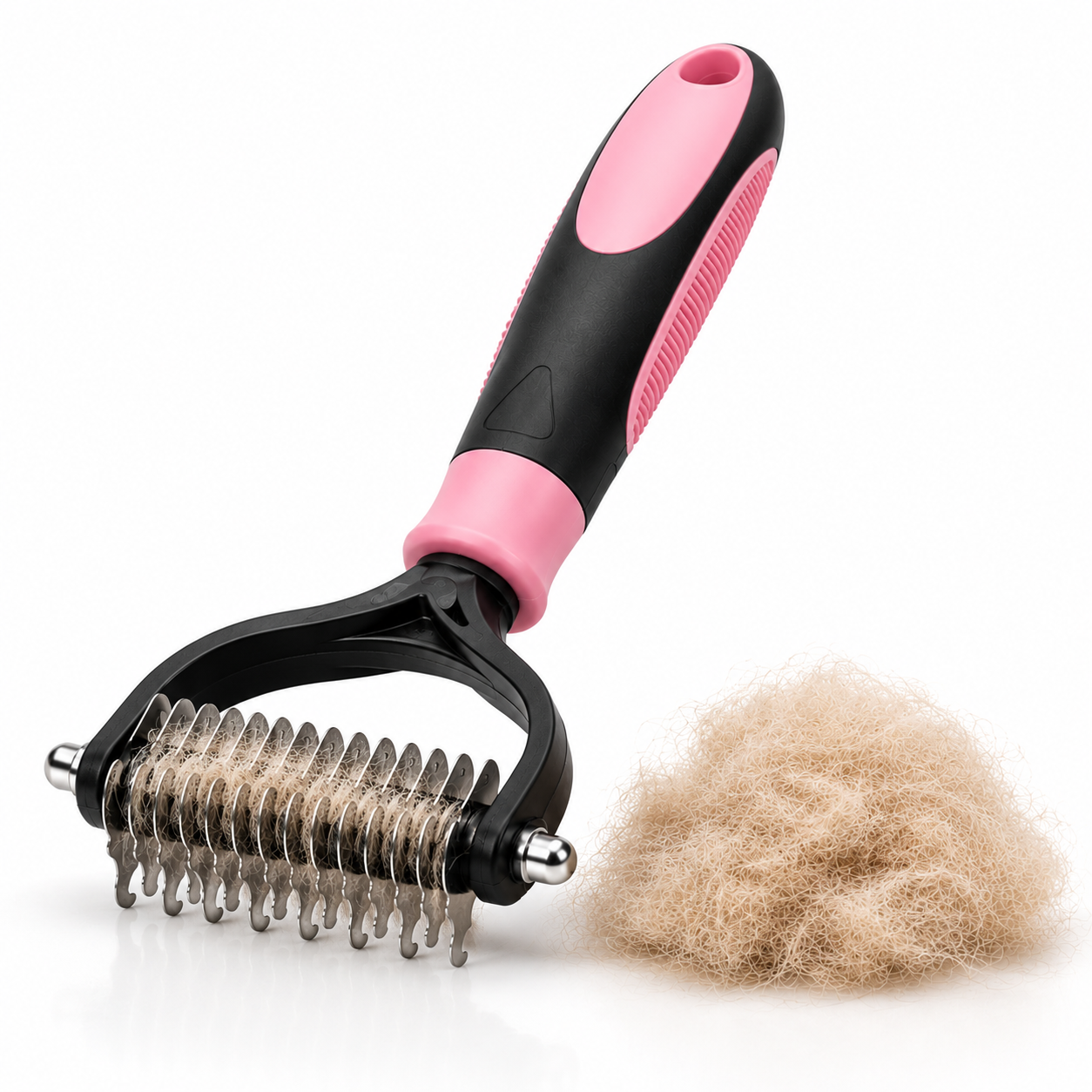 GROOMMASTER PRO – Spazzola per la rimozione del pelo a doppio lato per cani e gatti