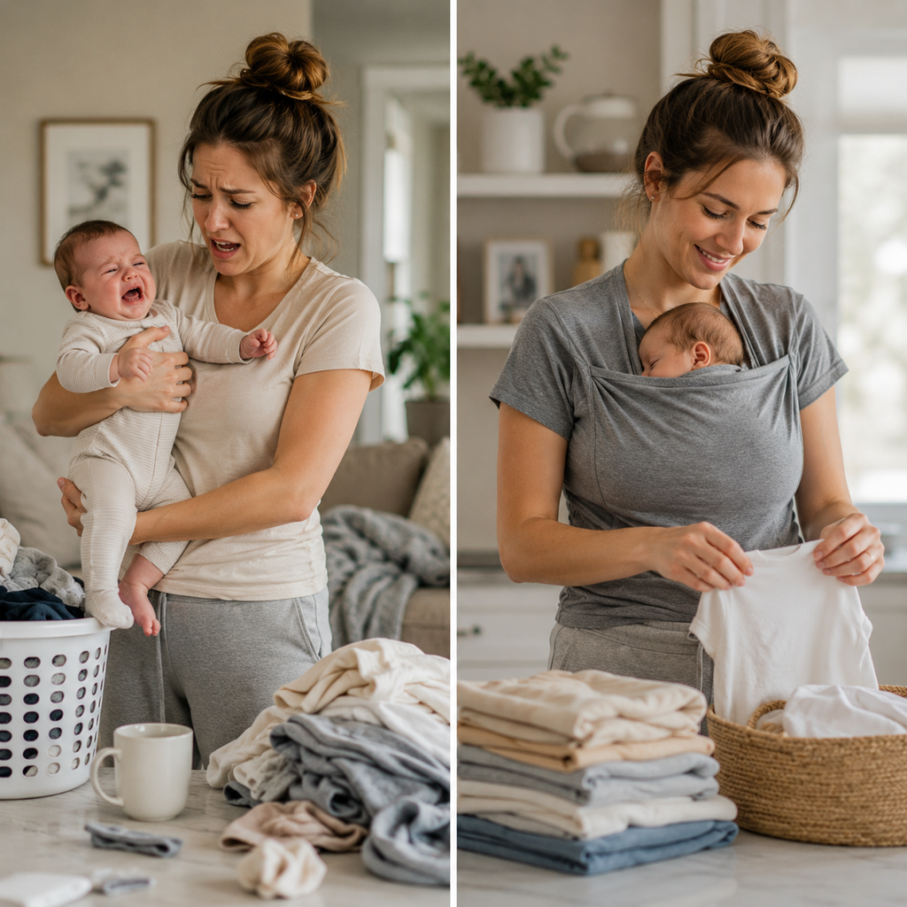 BONDWEAR – Maglietta Innovativa per Portare i Bambini per Genitori e Allattamento a Mani Libere