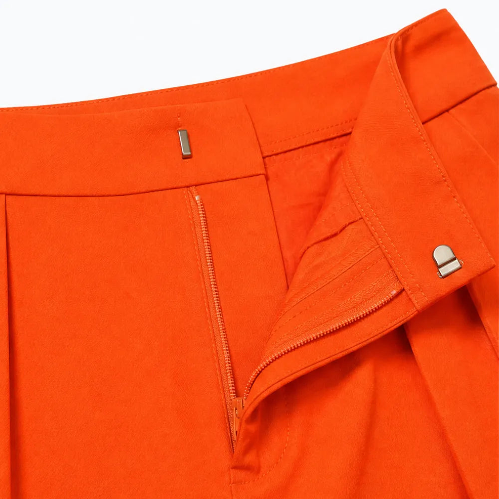 Plissé – Pantaloni a gamba larga plissettati