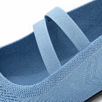 Soffea – Ballerine in Maglia Mary Jane con Cinghie Elastiche per Donne, Slip On Scarpe da Ballo Traspiranti