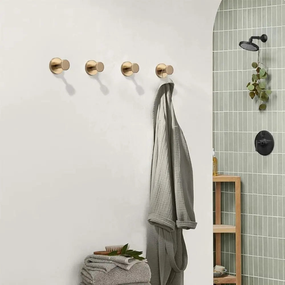 (1 + 1 Gratis) Gleaming Haven: Ganci in Acciaio Inossidabile di Lusso