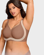 JelliShape - Reggiseno Wireless a 4 Strati 360° Jelly Strips per Donna