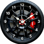 AUTODIAL – Orologio da Parete 2D Moderno a Tema Auto per Appassionati